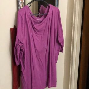 Boat Neck Lilac Shirt